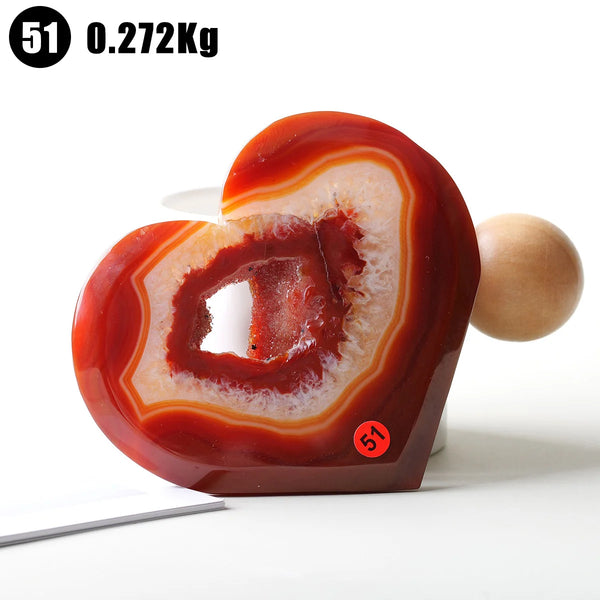 Orange Carnelian Heart-ToShay.org