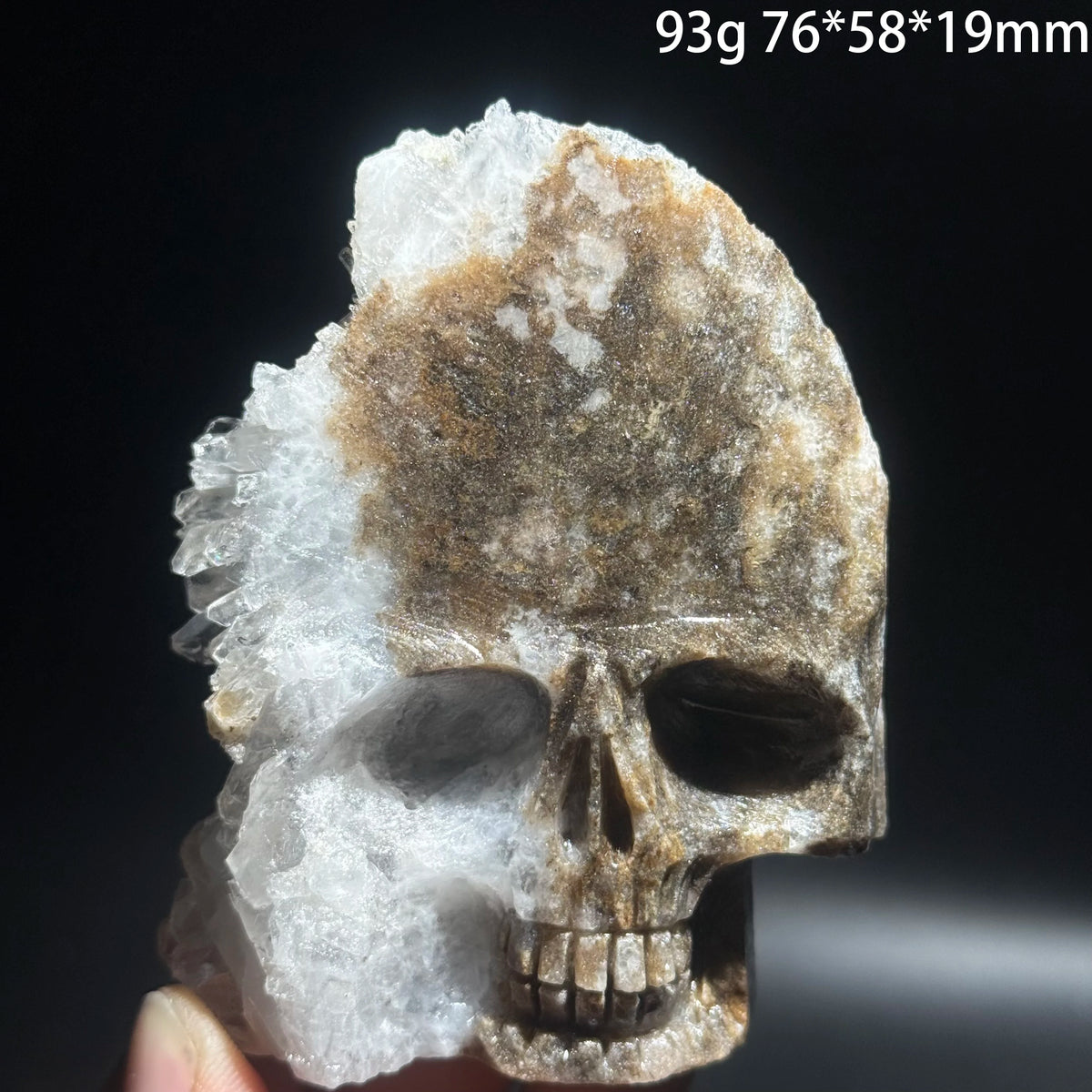 Clear Quartz Cluster Skull-ToShay.org