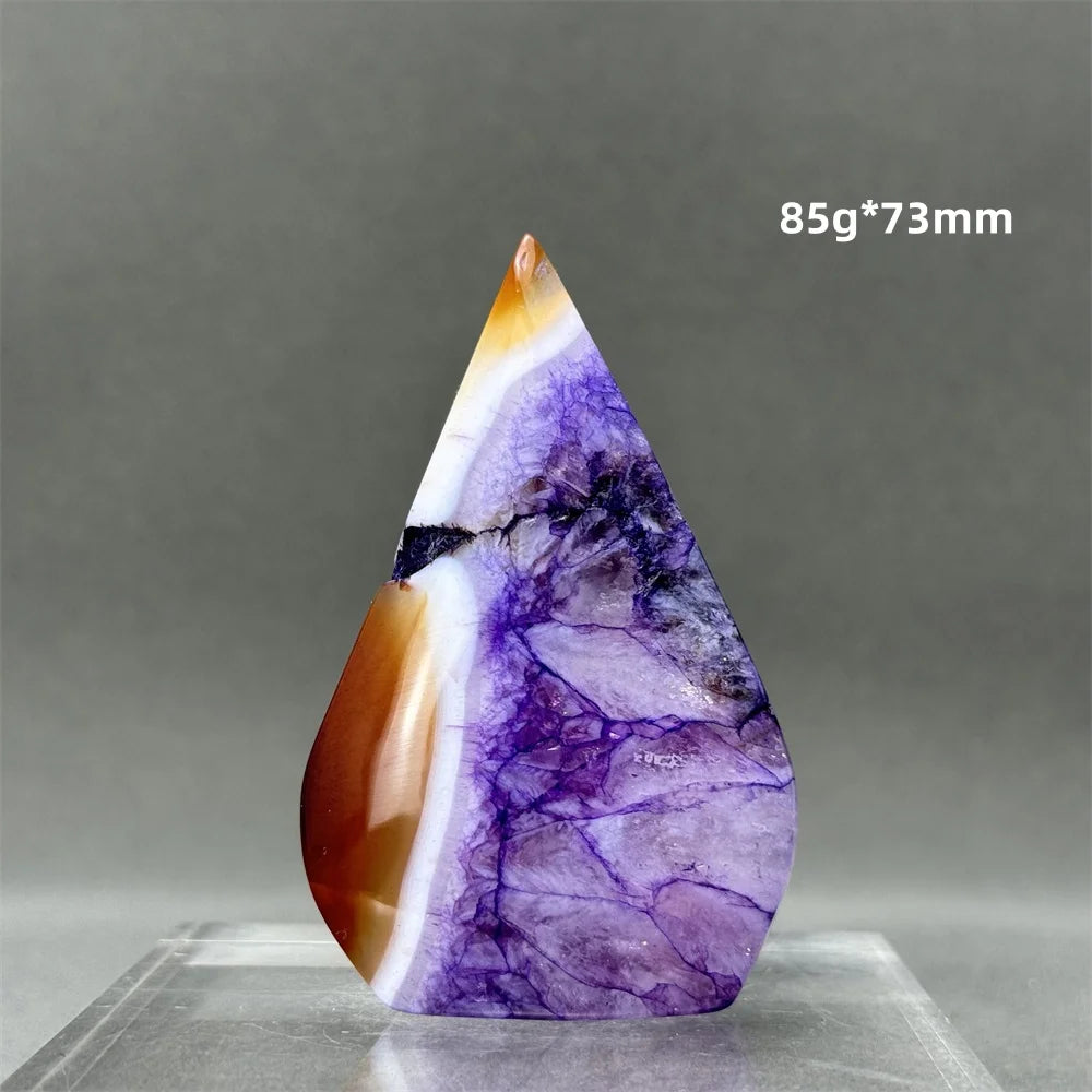 Purple Agate Torch-ToShay.org