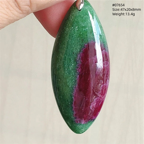Red Ruby Zoisite Pendant-ToShay.org