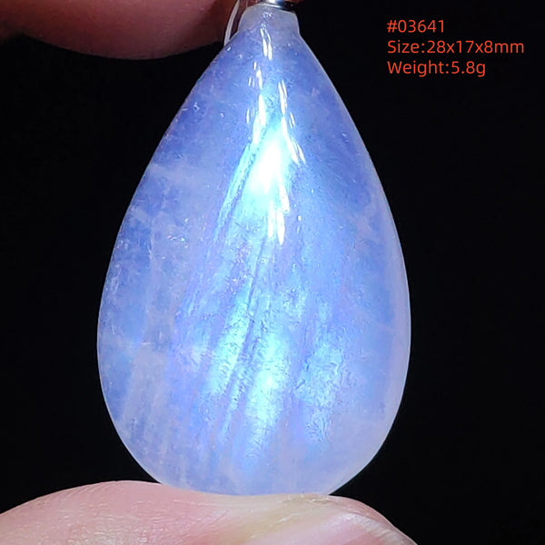 Blue Light Moonstone Pendant-ToShay.org