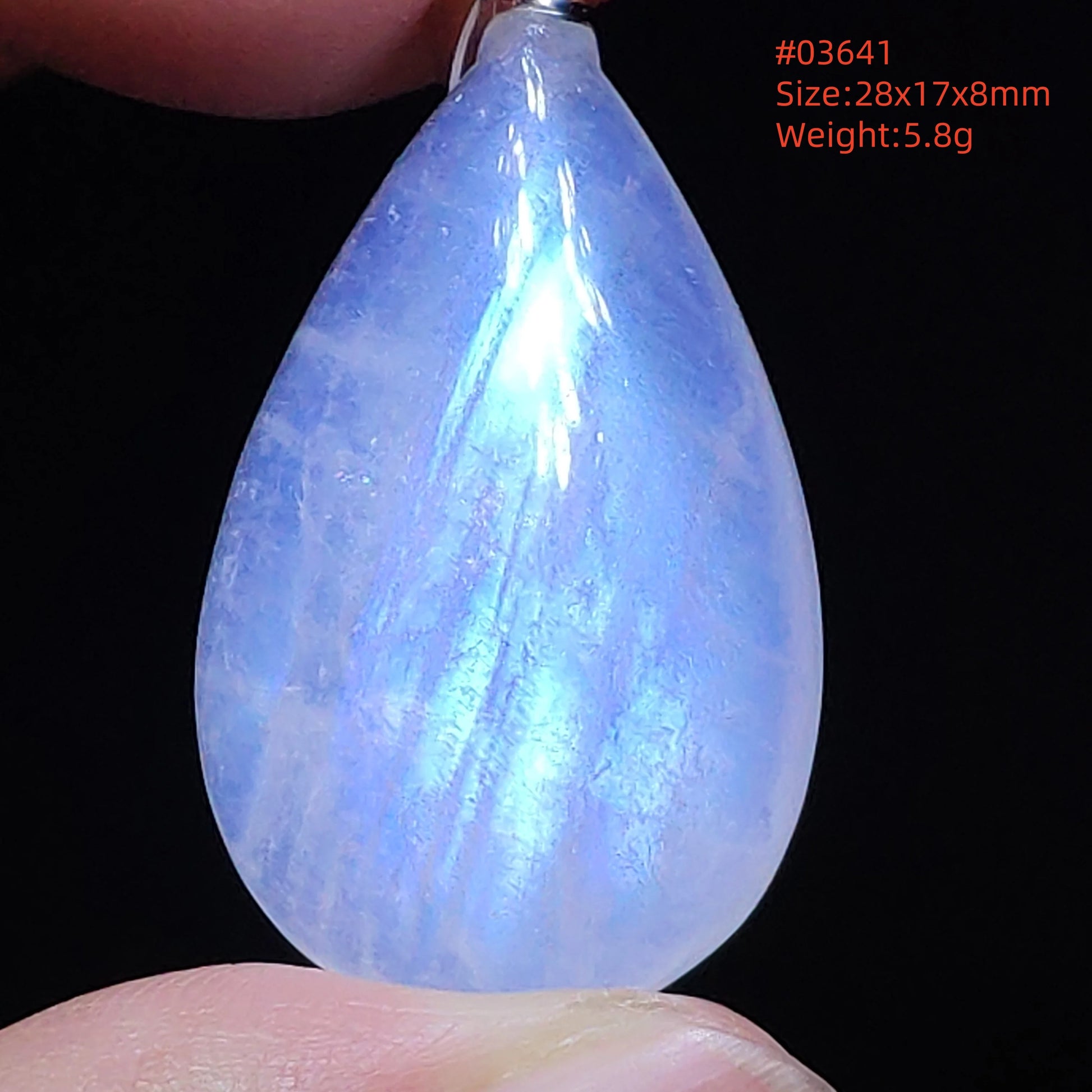 Blue Light Moonstone Pendant-ToShay.org