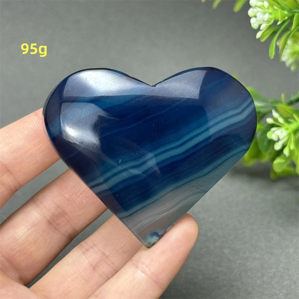 Blue Agate Heart-ToShay.org