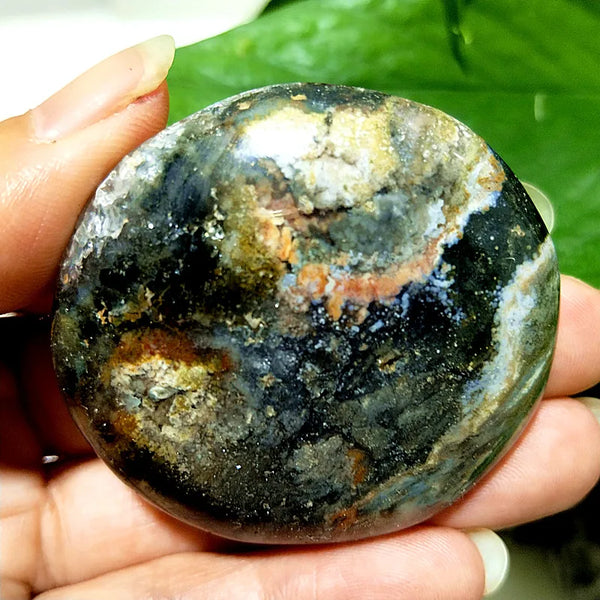 Ocean Jasper Palm Stone-ToShay.org