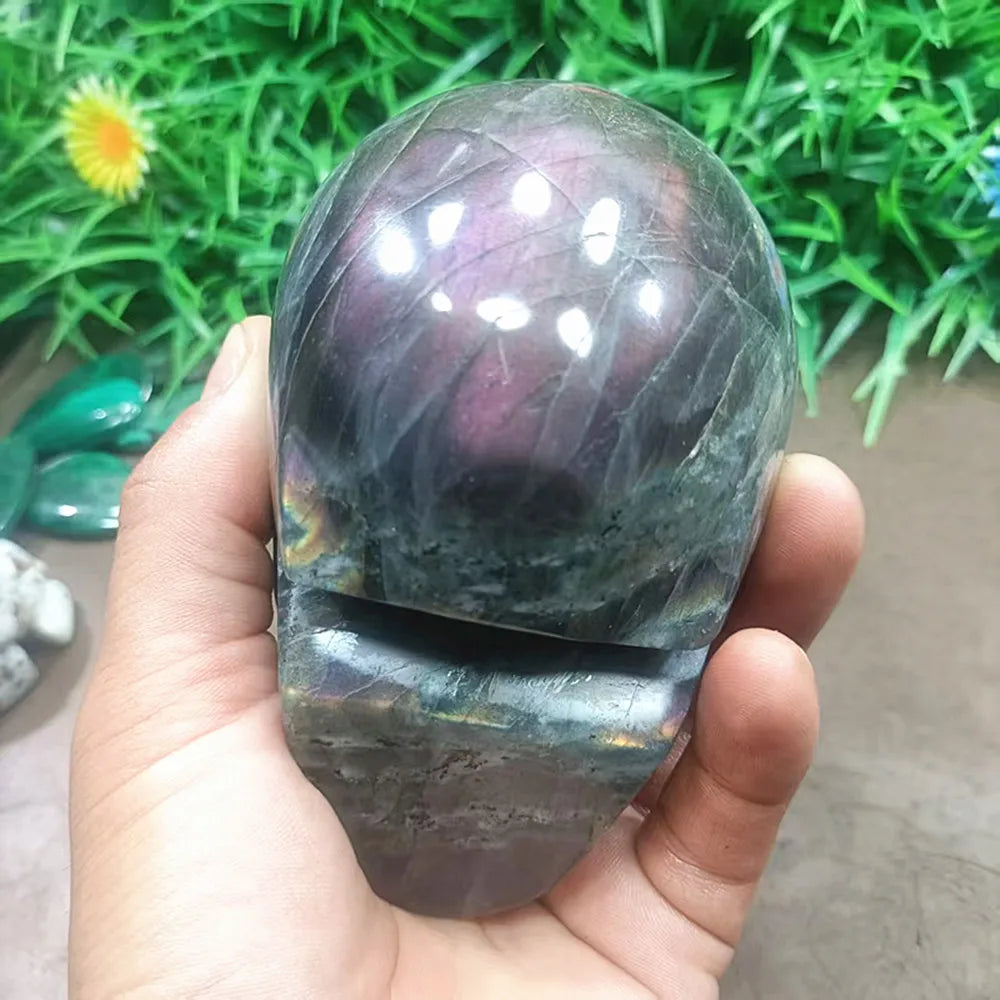 Purple Labradorite Skull-ToShay.org