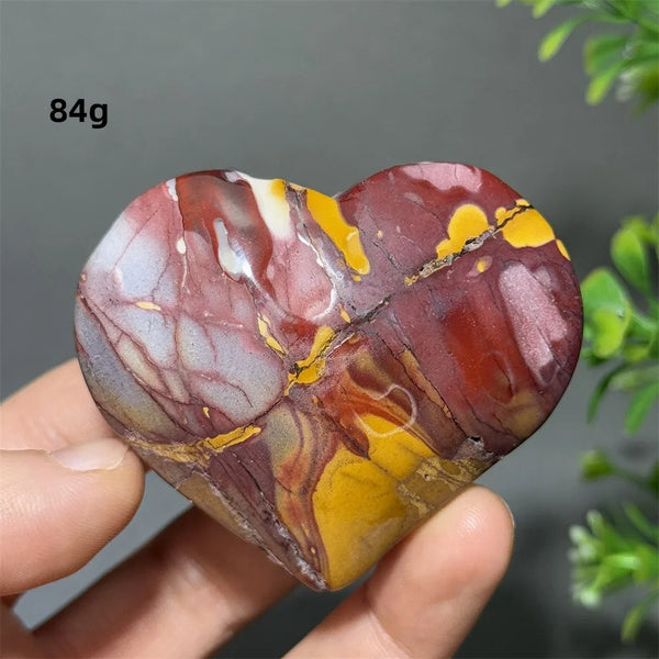 Yellow Mookaite Heart-ToShay.org