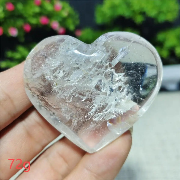 Clear Crystal Heart-ToShay.org