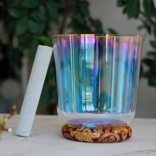 Blue Crystal Singing Bowl-ToShay.org