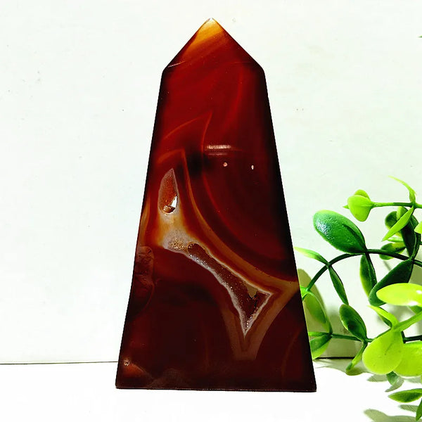 Red Agate Geode Tower-ToShay.org