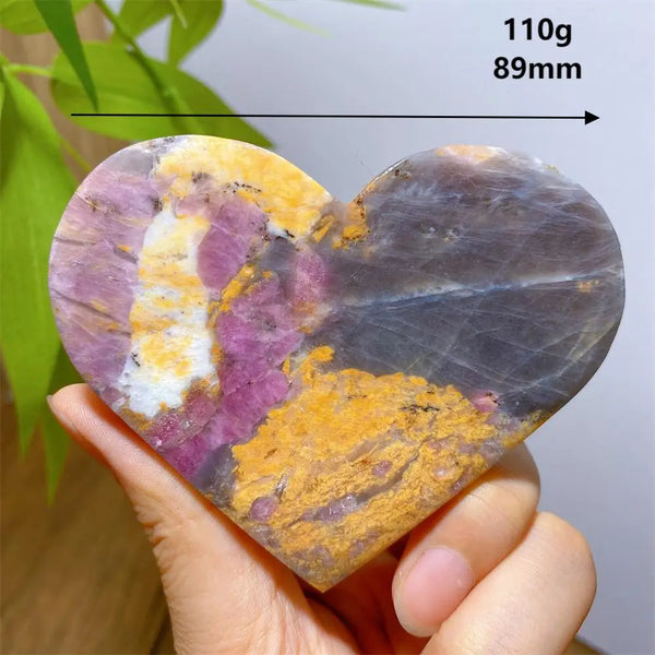 Pink Unicorn Tourmaline Heart-ToShay.org