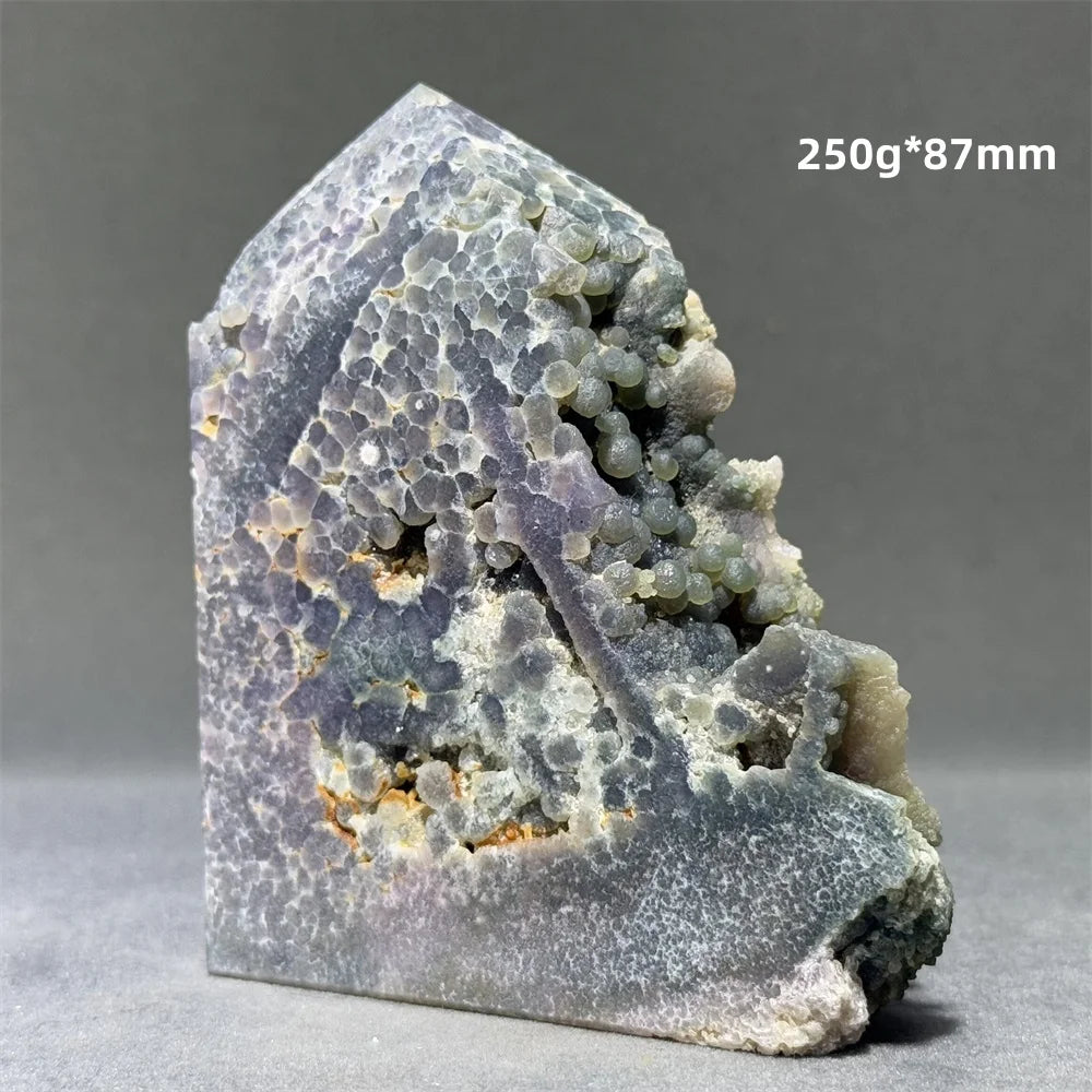 Purple Grape Agate Quartz Tower-ToShay.org