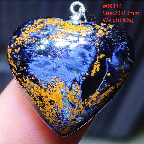 Blue Pietersite Chatoyant Pendant-ToShay.org