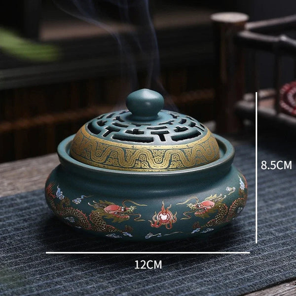Lotus Enamel Incense Holder-ToShay.org