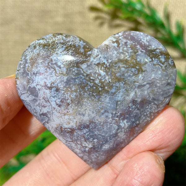 Green Moss Agate Heart-ToShay.org