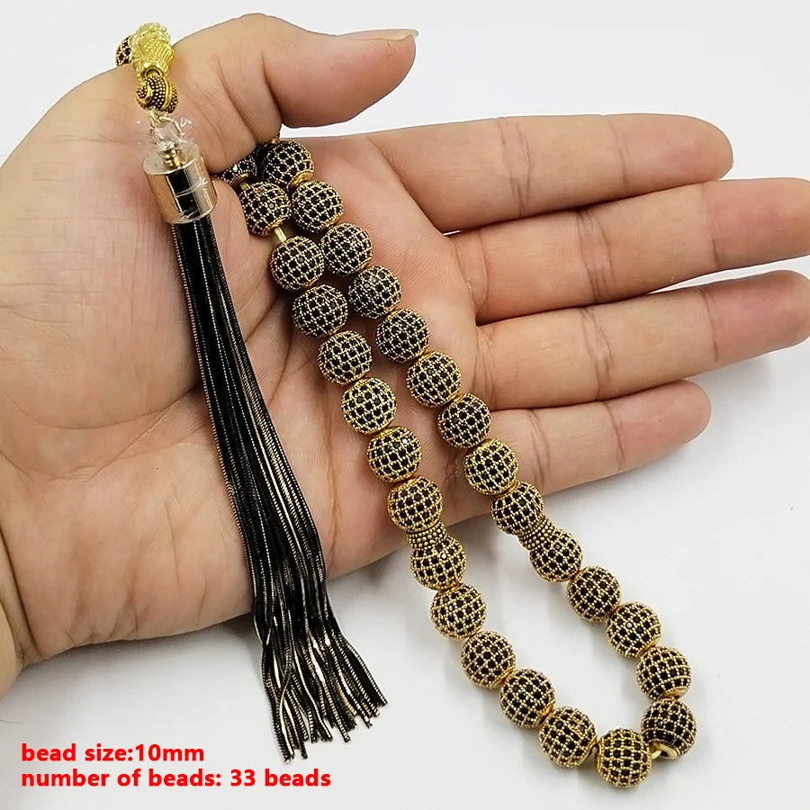 Copper Zircon Beads Tasbih-ToShay.org