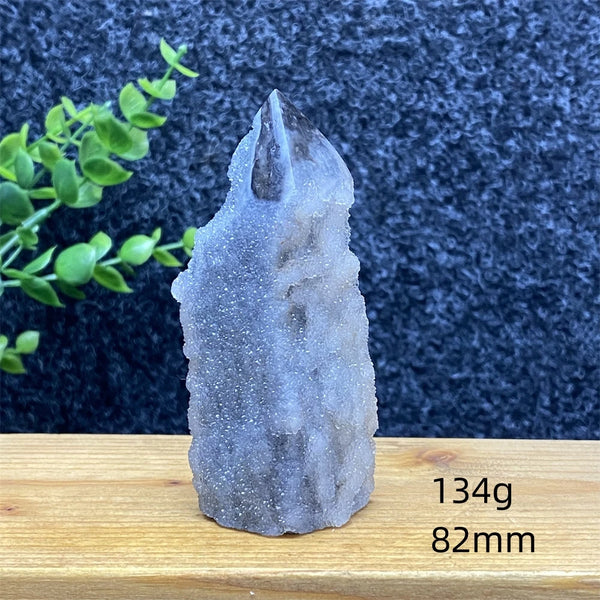 Purple Sphalerite Geode Tower-ToShay.org