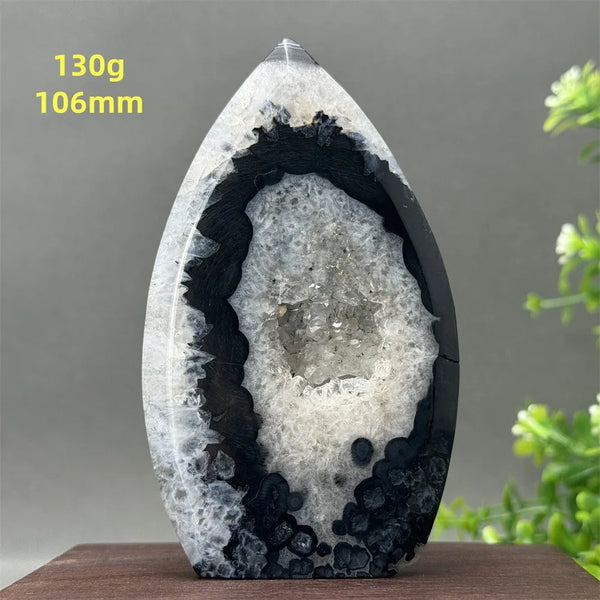 Black Onyx Geode Torch-ToShay.org