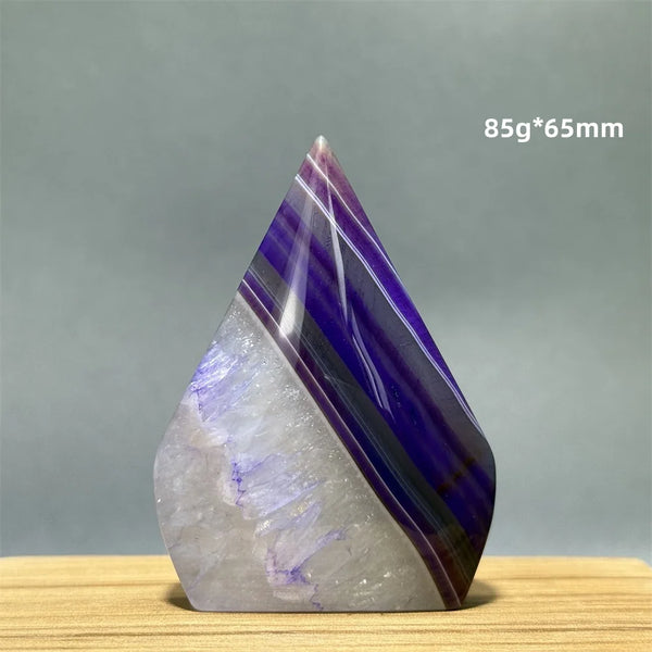 Purple Agate Torch-ToShay.org