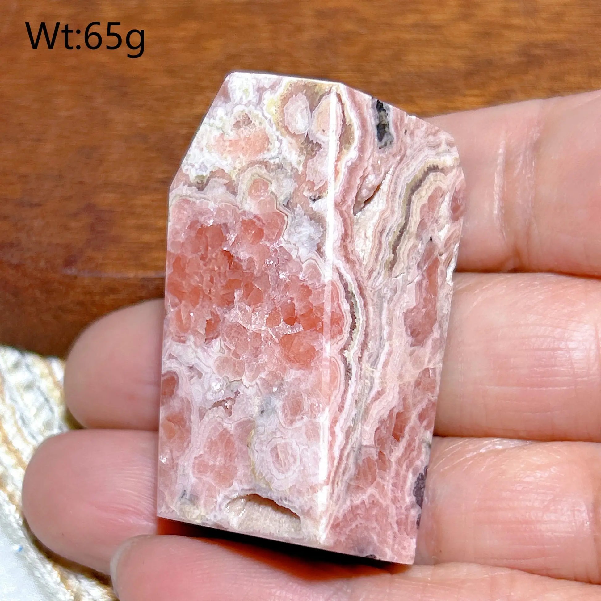 Pink Rhodochrosite Gemstones-ToShay.org