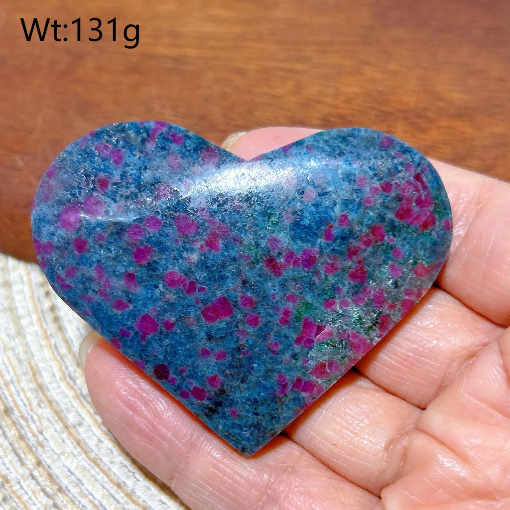 Blue Ruby Kyanite Hearts-ToShay.org