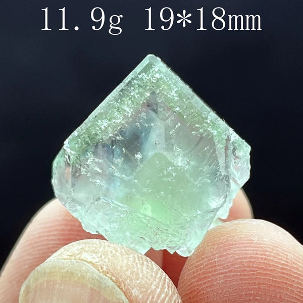 Green Fluorescent Calcite Crystal-ToShay.org