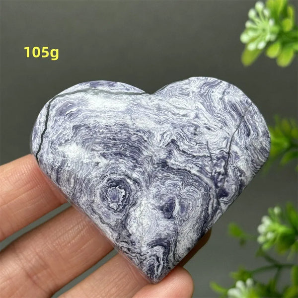 Purple Malachite Heart-ToShay.org