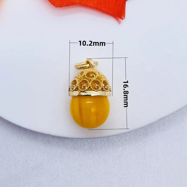 Yellow Beeswax Bead-ToShay.org