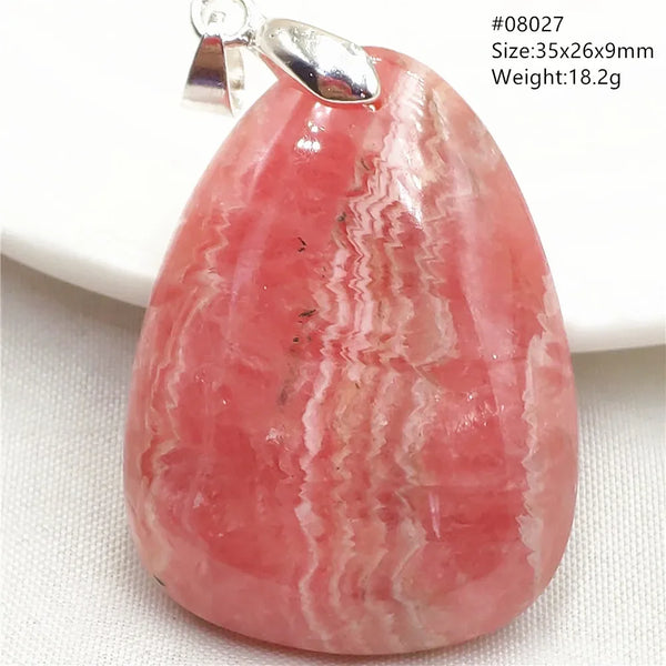 Red Rhodochrosite Pendant-ToShay.org