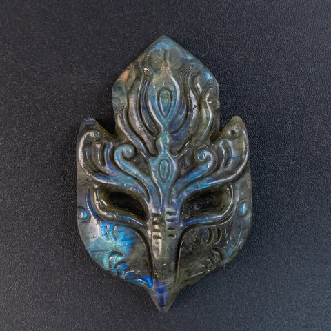 Blue Labradorite Mask-ToShay.org