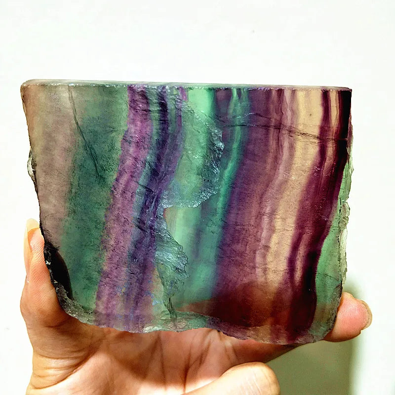 Rainbow Fluorite Slice-ToShay.org