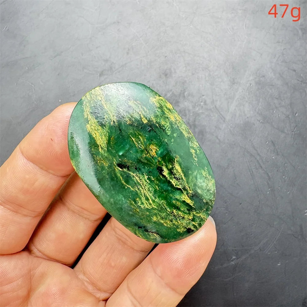 Green Verdite Palm Stone-ToShay.org