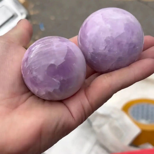 Purple Kunzite Ball-ToShay.org