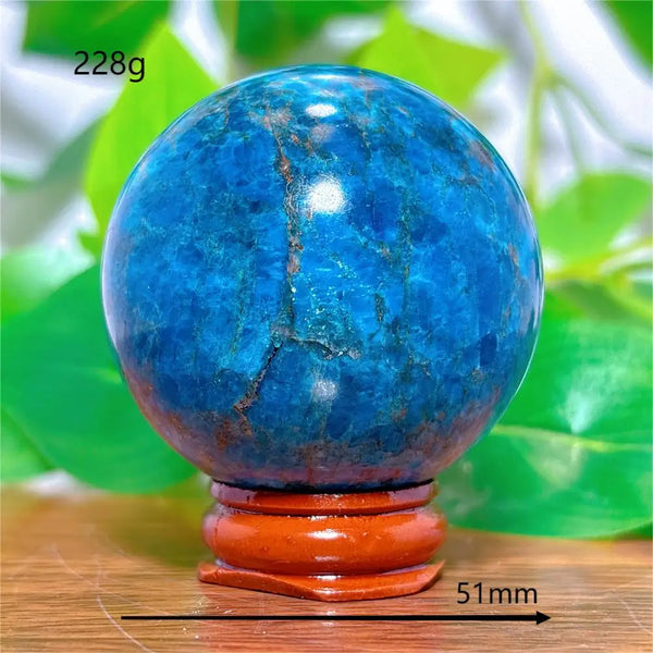 Blue Apatite Ball-ToShay.org