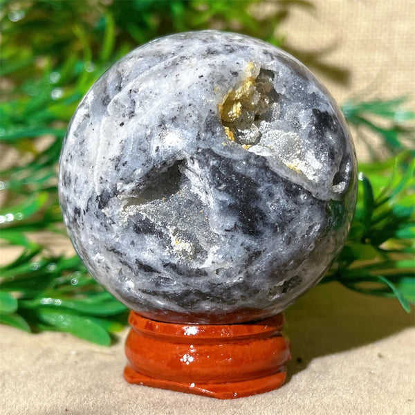 Purple Sphalerite Druzy Ball-ToShay.org