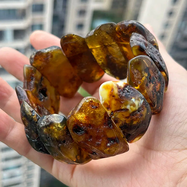 Yellow Amber Bracelet-ToShay.org