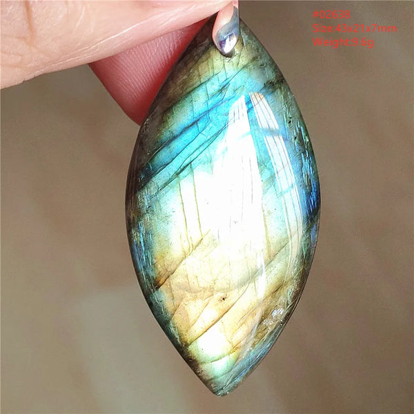 Blue Light Labradorite Pendant-ToShay.org