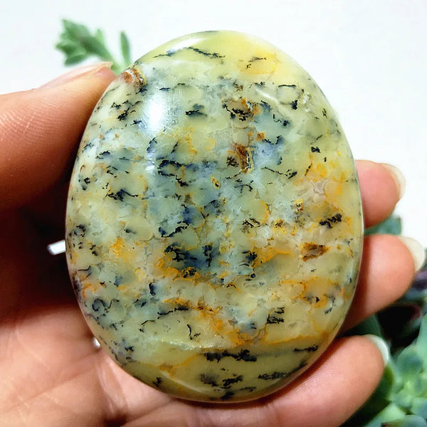 Natural Green Opal Crystal Palm Stone Yoga Exercise Spiritual Meditation Healing Crystals Room Decor Feng Shui Home Decortions-ToShay.org