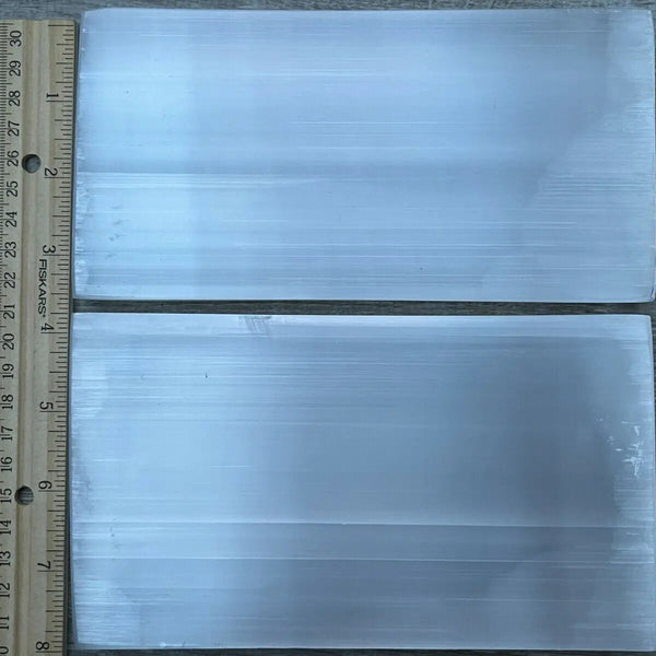 White Selenite Plate-ToShay.org