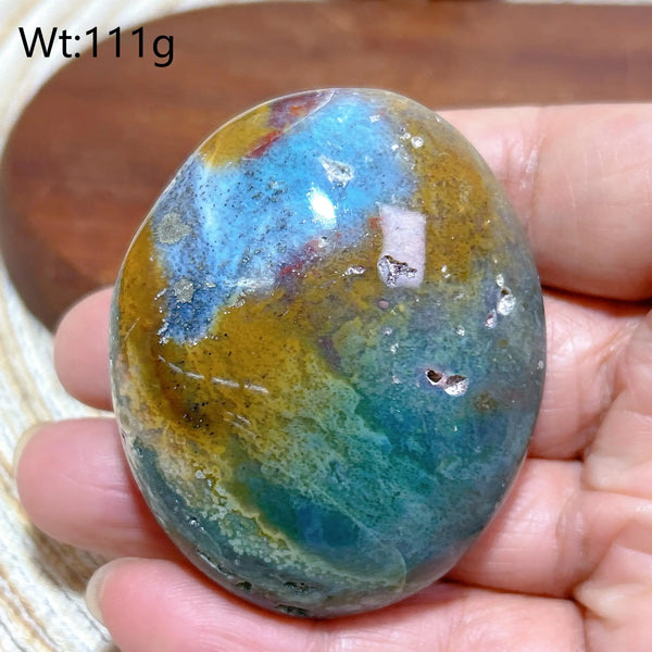 Ocean Jasper Palm Stone-ToShay.org