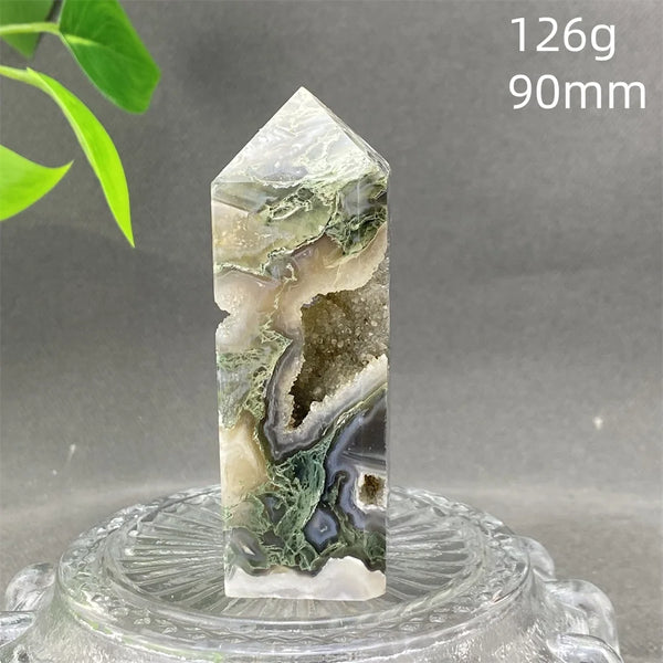 Green Aquatic Agate Point-ToShay.org