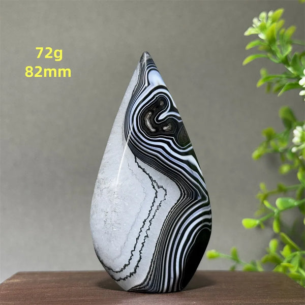 Black Striped Agate Torch-ToShay.org