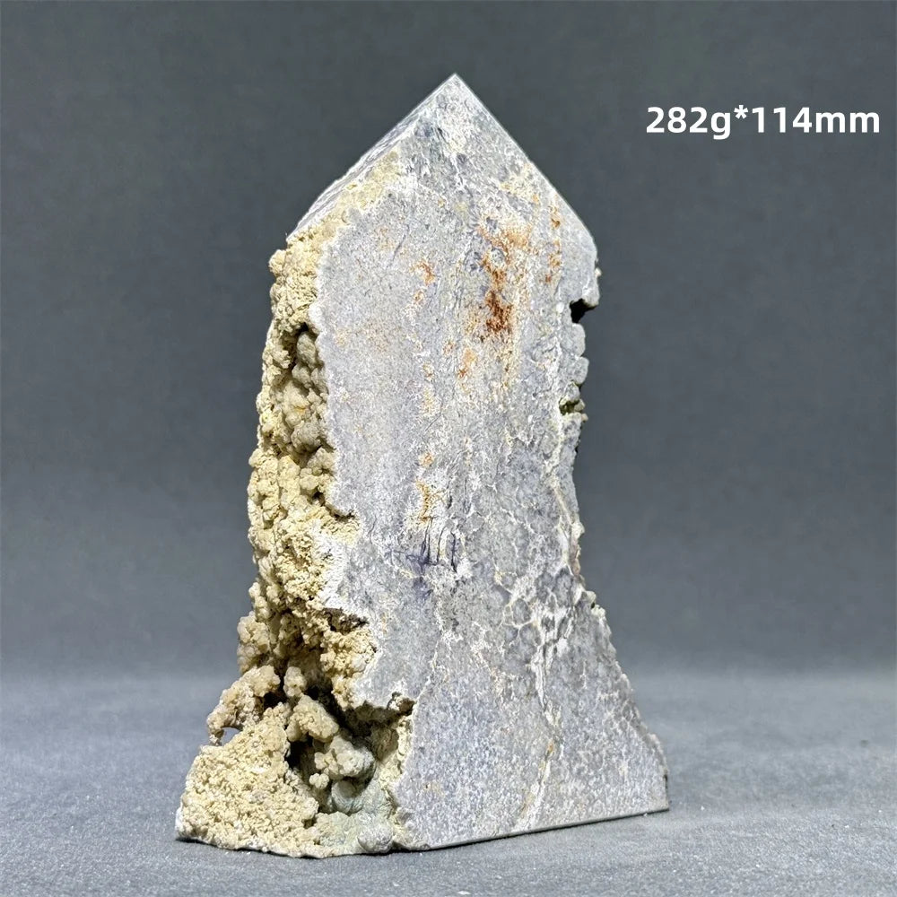 Purple Grape Agate Quartz Tower-ToShay.org