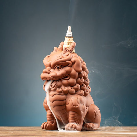 Pixiu Smoke Backflow Incense Burner-ToShay.org