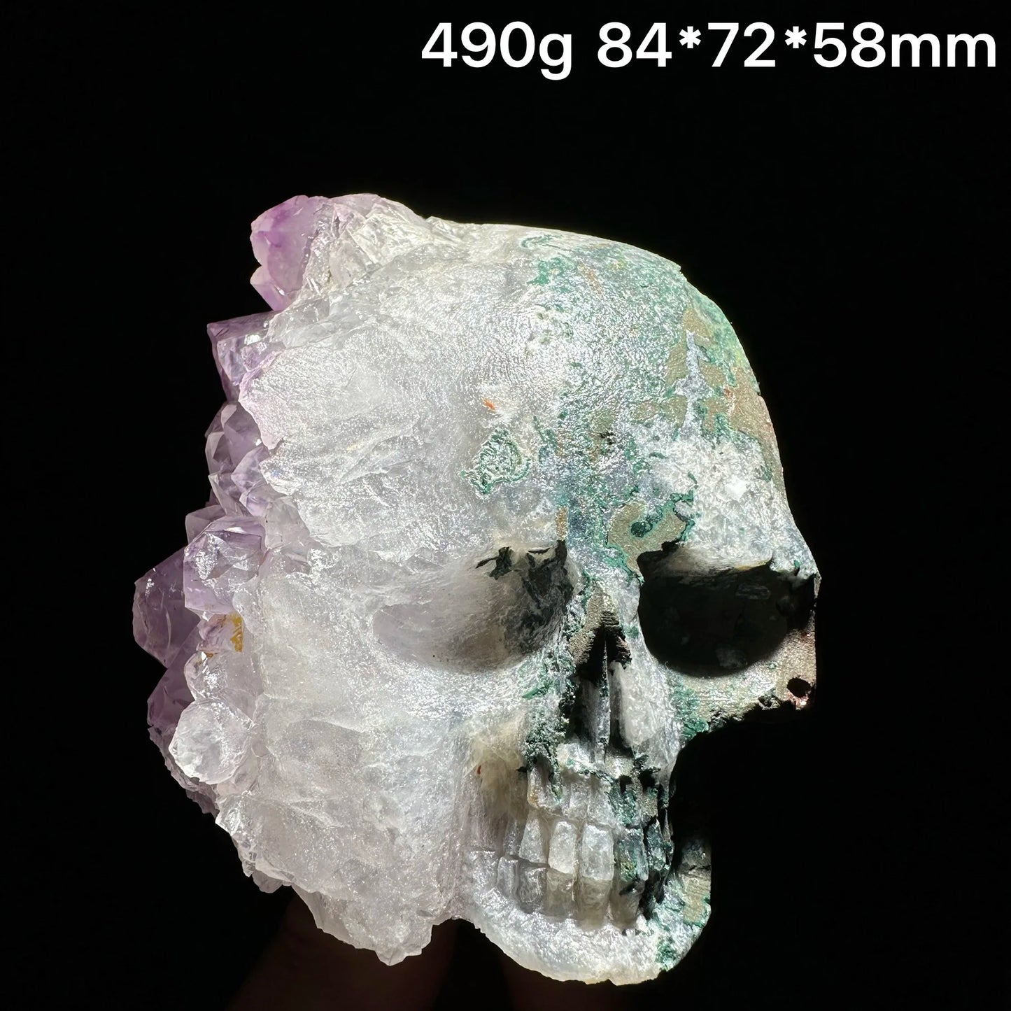 Purple Amethyst Skull Cluster-ToShay.org