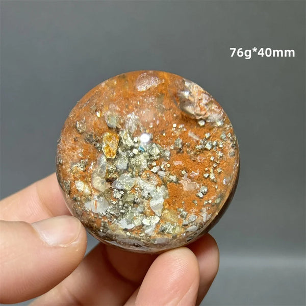 Yellow Chalcopyrite Crystal Ball-ToShay.org