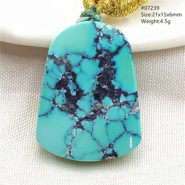 Blue Turquoise Pendant-ToShay.org