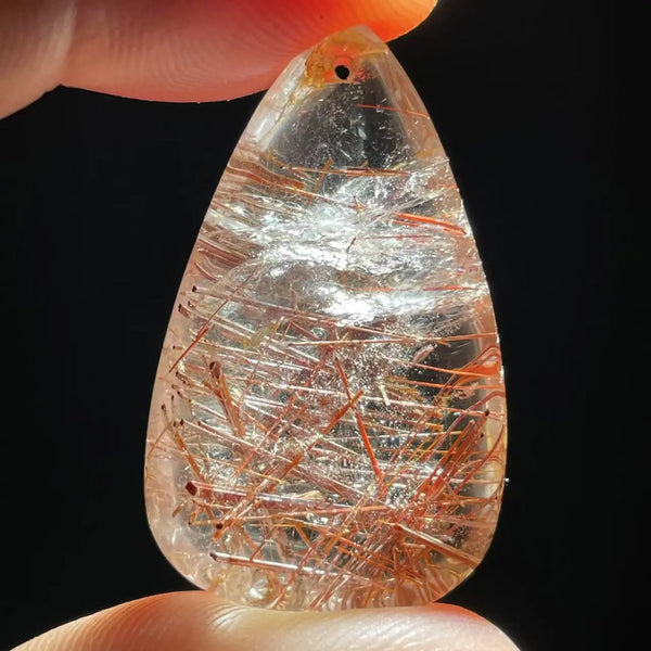 Red Copper Rutile Pendant-ToShay.org