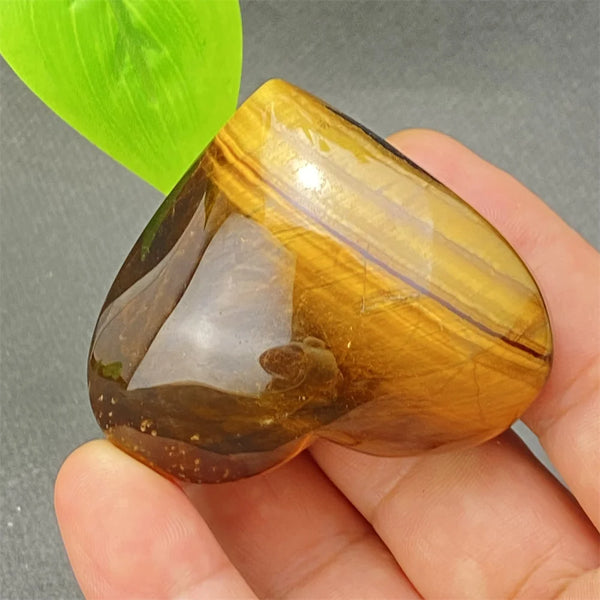 Yellow Tiger Eye Heart-ToShay.org