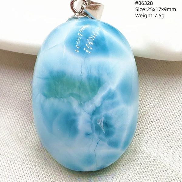 Blue Larimar Pendant-ToShay.org