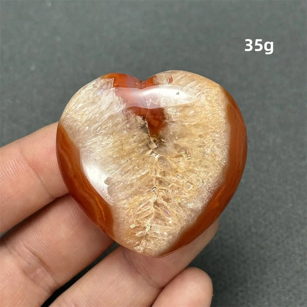 Orange Carnelian Heart-ToShay.org